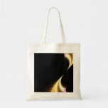 Surreal Purple Fractal Vortex Tote Bags