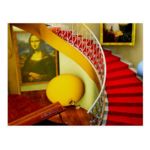 Surreal Room Paintings Postcard