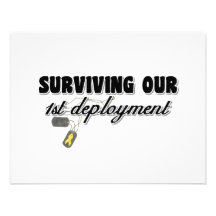 Surviving Our 1st Deployment Personalized Announcement