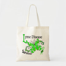 Survivor 6 Lyme Disease Canvas Bag