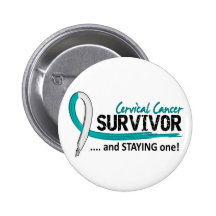 Survivor 8 Cervical Cancer Buttons
