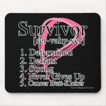 Survivor Definition - Breast Cancer Mouse Pad