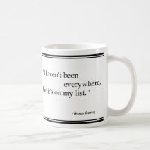 Susan Sontag Travel Quotes Mug