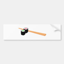 Sushi Bumper Sticker