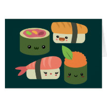 Sushi Friends Card