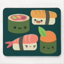 Sushi Friends Mouse Pads