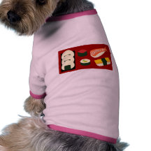 Sushi Fun Dog Tee Shirt