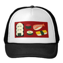 Sushi Fun Mesh Hats