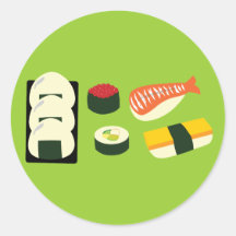 Sushi Fun Stickers