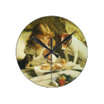 Suspense, Saying Our Prayers Charles Burton Barber Wall Clocks