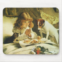 Suspense, Saying Our Prayers Charles Burton Barber Mouse Pads