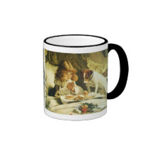 Suspense, Saying Our Prayers Charles Burton Barber Coffee Mug