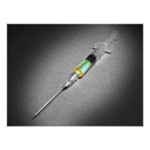 Suspicious looking syringe photo
