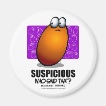 SUSPICIOUS - Orange Magnet