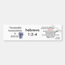 Sustainable Sustainability Bumper Sticker