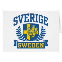 Sverige Greeting Card