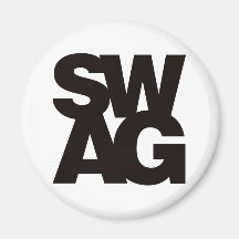 Swag - Black Fridge Magnets
