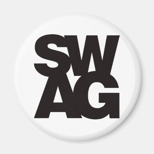 Swag - Black Fridge Magnets
