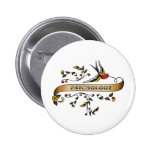 Swallow and Scroll with Psychology Pin