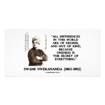 Swami Vivekananda Oneness Secret Of Everything Photo Card Template