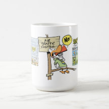 Swamp Air Traffic Control Duck Mug