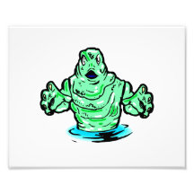 swamp green monster design photo