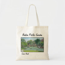 Swan Boats Boston Public Garden Tote Canvas Bag