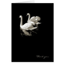 Swan Lake romantic card