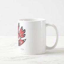 SWAN RED COFFEE MUGS