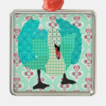 Swanky Swan I Ornament