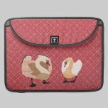Swanky Swans Pink Mac Book Sleeve macbook sleeves