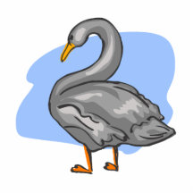 Swarren Swan Acrylic Cut Out