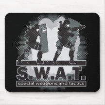 SWAT Team Entrance Mousepads