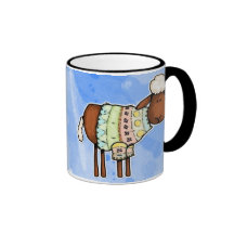 sweater sheep mug
