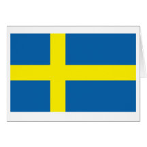 Sweden Flag Products Cards