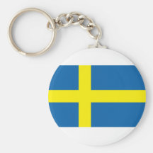 Sweden Flag Products Keychain