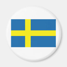 Sweden Flag Products Refrigerator Magnets