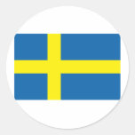Sweden Flag Products Round Sticker