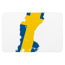 SWEDEN MAP RECTANGULAR MAGNETS