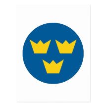 Sweden roundel post cards