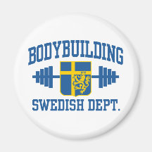 Swedish Bodybuilder Magnets