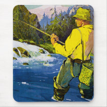 Swedish Fisherman Mouse Pad