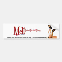 Sweep your nasty dinner under the rug... bumper sticker