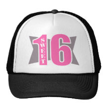 Sweet 16 (Art Deco) Trucker Hats