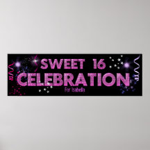 Sweet 16 Banner Poster