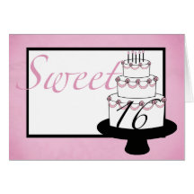 Sweet 16 Birthday Card