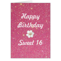 Sweet 16 Birthday Card