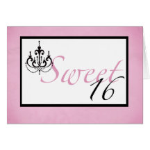 Sweet 16 Birthday Card