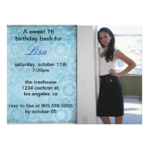 Sweet 16 Birthday invitation