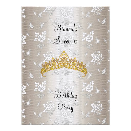 Sweet 16 Birthday party invitation 2